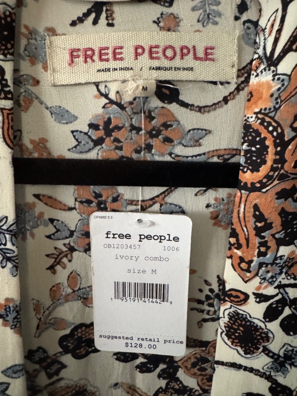 Free People NWT Kimono - Picture 3 of 5
